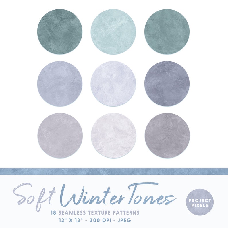 Puede incluir: Nueve patrones de papel digital sin costuras en tonos suaves de azul y gris. Los patrones miden 12 pulgadas por 12 pulgadas y 300 DPI. Los patrones son perfectos para scrapbooking, creaci&oacute;n de tarjetas y otros proyectos de manualidades.