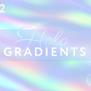 Gradientes holo, fundos abstratos claros, sonhador, arco-íris pastel holográfico, iridescente, recursos artísticos, elementos de design, download digital