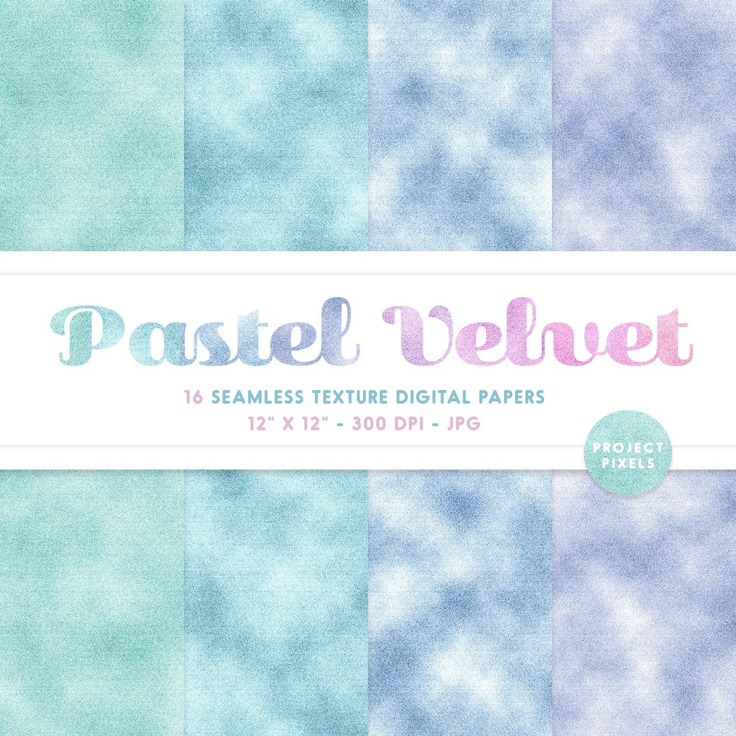 Pastel Velvet Digital Paper Pack Soft Velvet Seamless Etsy