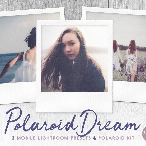 Polaroid Dream Mobile Lightroom Presets, Film Mobile Presets, Polaroid Kit, LR Instagram Filter, Blogger & Photographer Photo Editing Preset