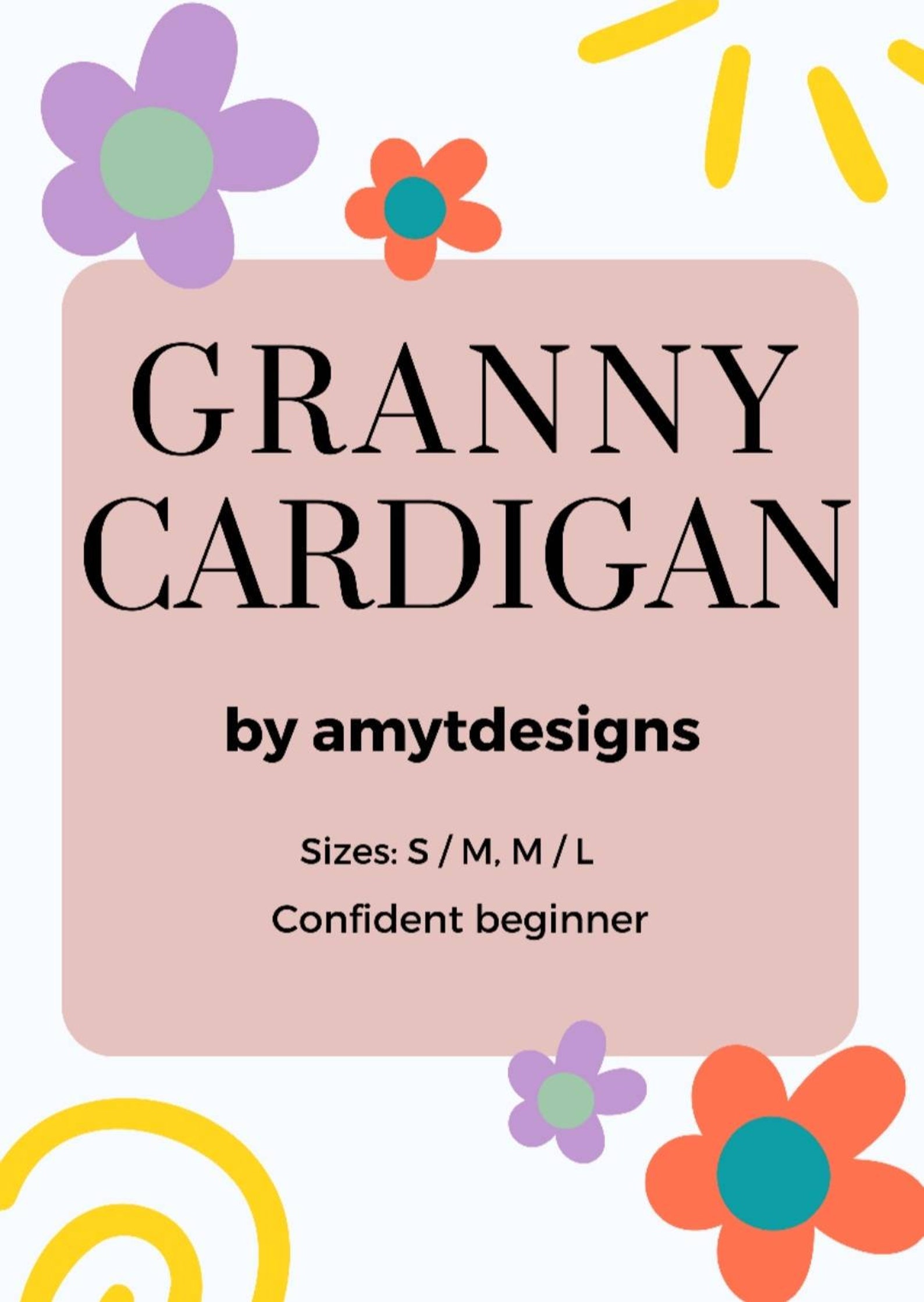 Crochet Granny Hexagon Cardigan Pattern Etsy