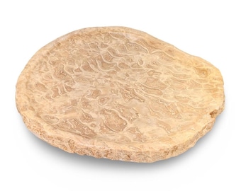 NATURAL ONYX PLATE, Onyx Slab Platter, Polished Onyx Plate, Cream Onyx Platter