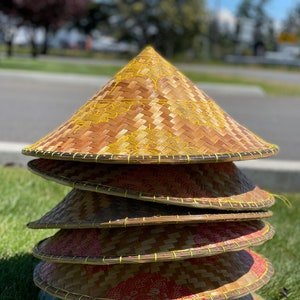 Asian bamboo hat hot sale