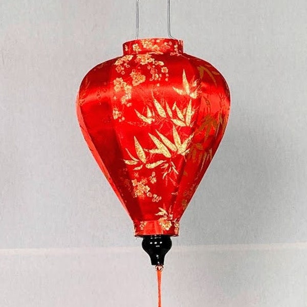 ORIENTAL SILK LANTERNS, Traditional Hoi An Lanterns, Hanging Garden Lanterns, Vietnamese Silk Lanterns, Asian Hanging Lanterns, Red Lantern