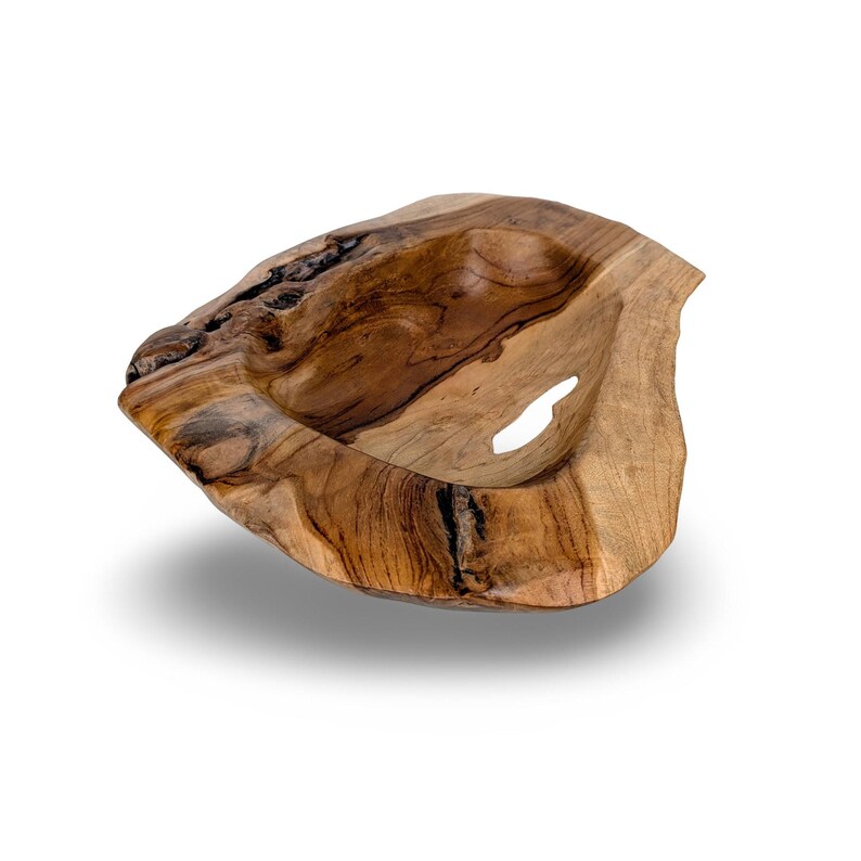 33imports Teak Wood Bowl - Thumbnail 2