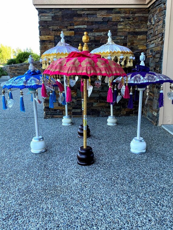 balinese table top umbrellas