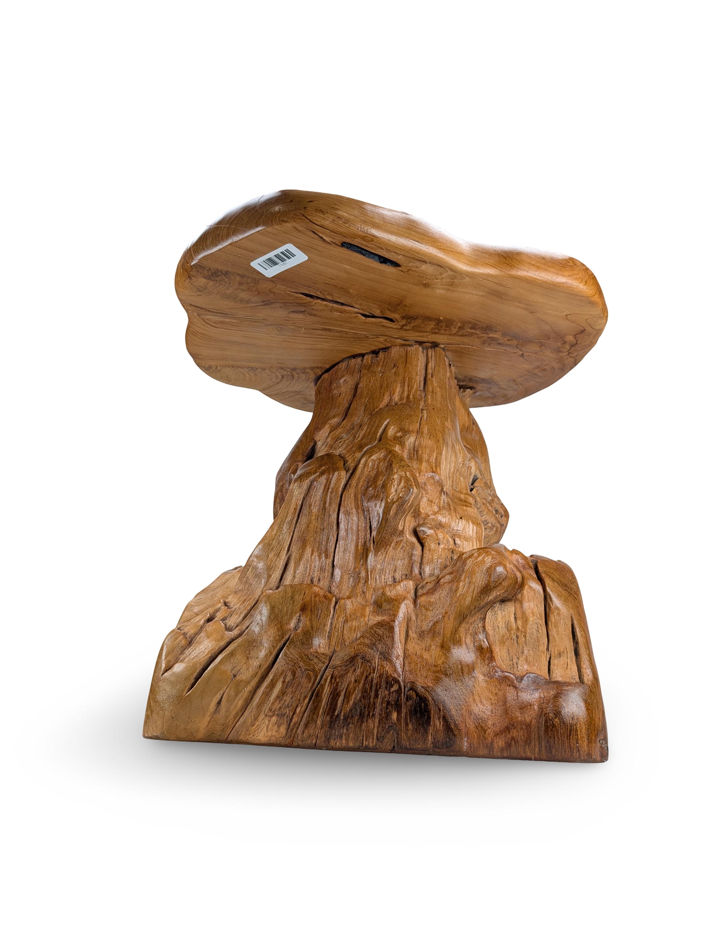Tree Stump Side Table, Teak Side Table, Wood Side Table, Side Table - Etsy