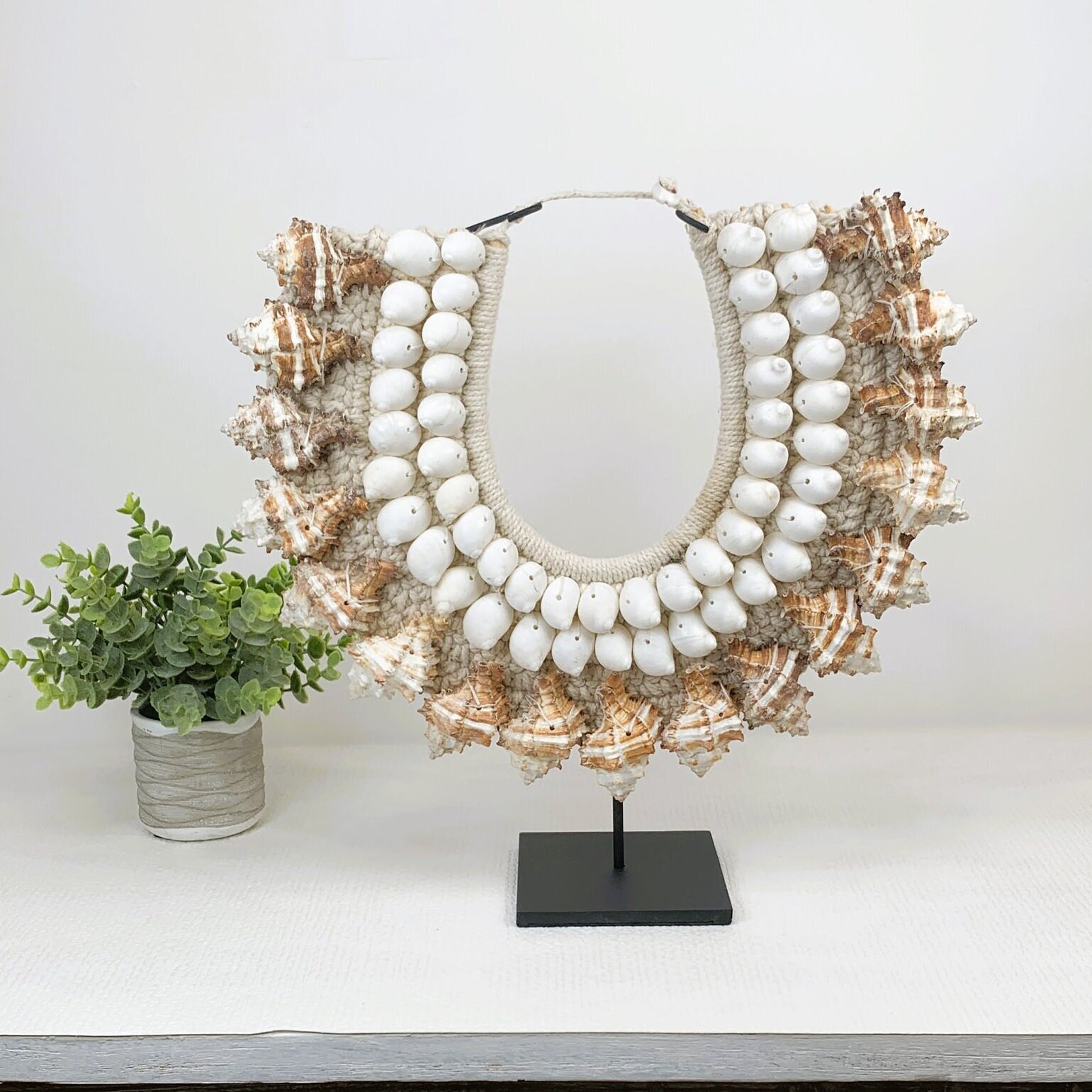 Tribal necklace on sale on stand