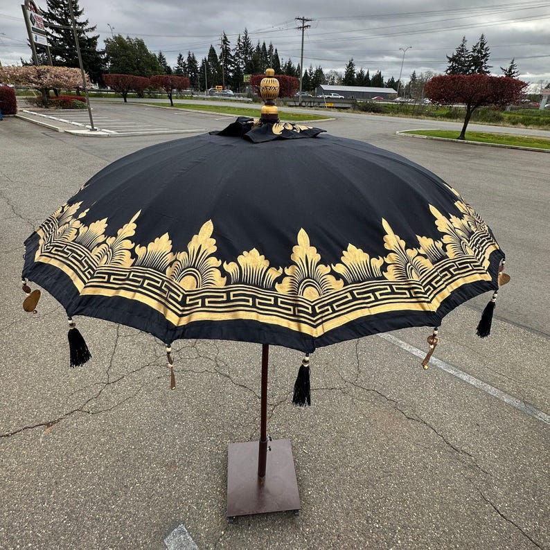 HANDMADE BALI UMBRELLAS, Tassel Umbrellas, Boho Umbrella, Party Umbrellas image 5