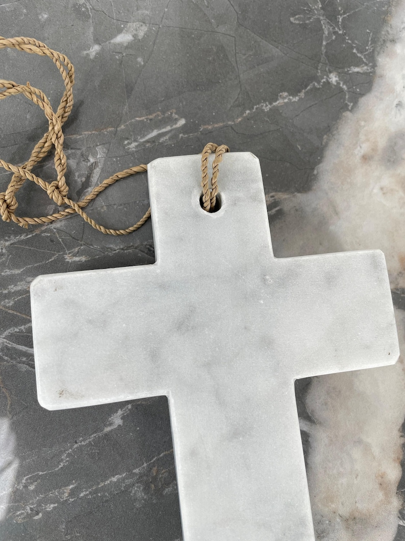 HANGING MARBLE CROSS, Ornamental Cross, Modern Wall Cross, Home Decor ...