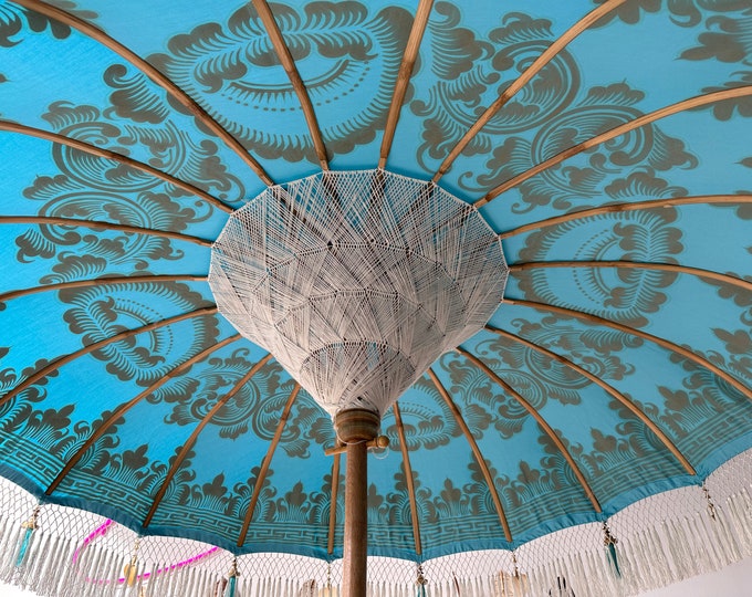 LARGE BALI UMBRELLA, Custom Umbrella, Garden Umbrella, Wedding Umbrella
