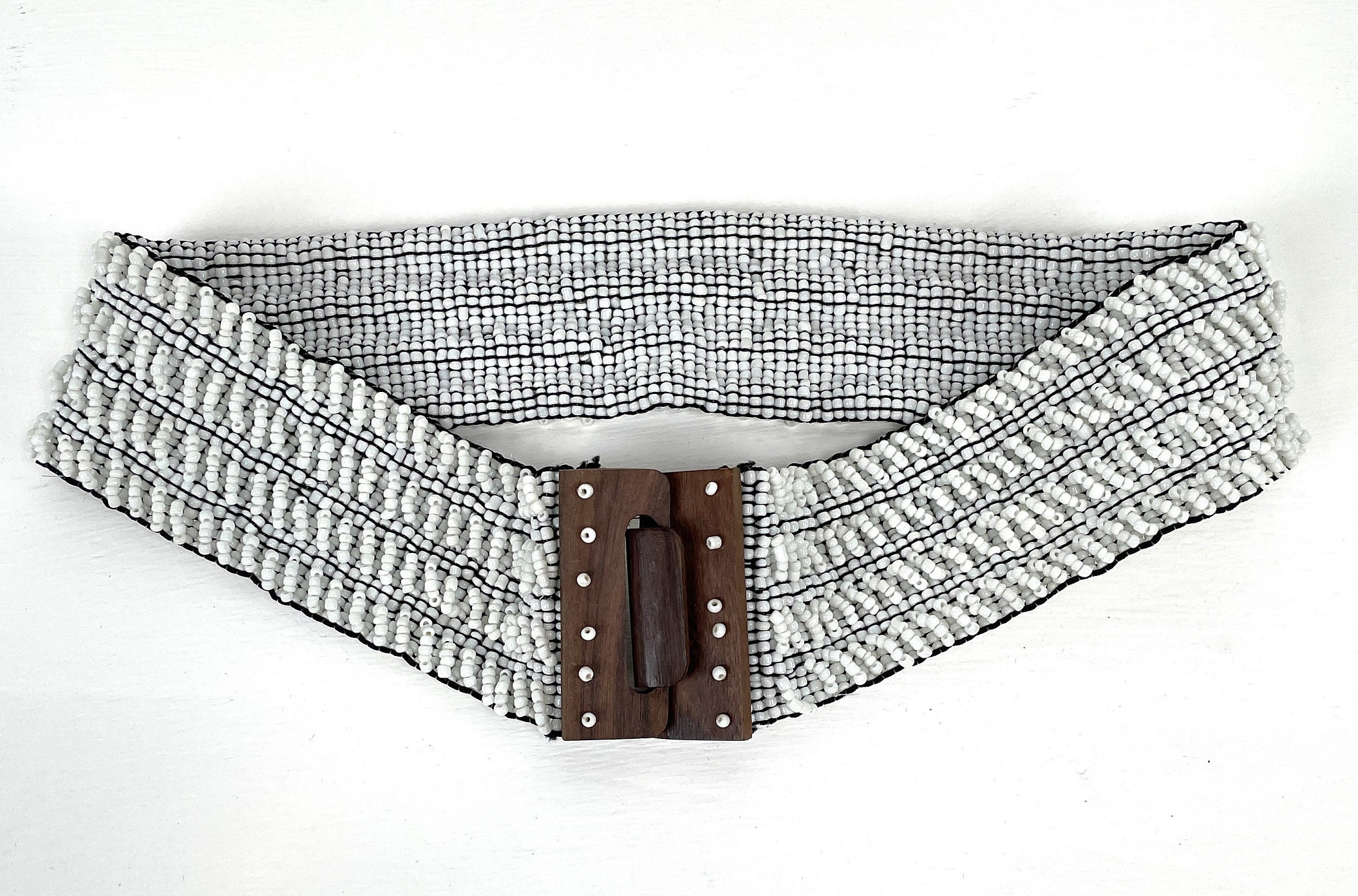 WHITE STRETCH BELT, Women display picture 3