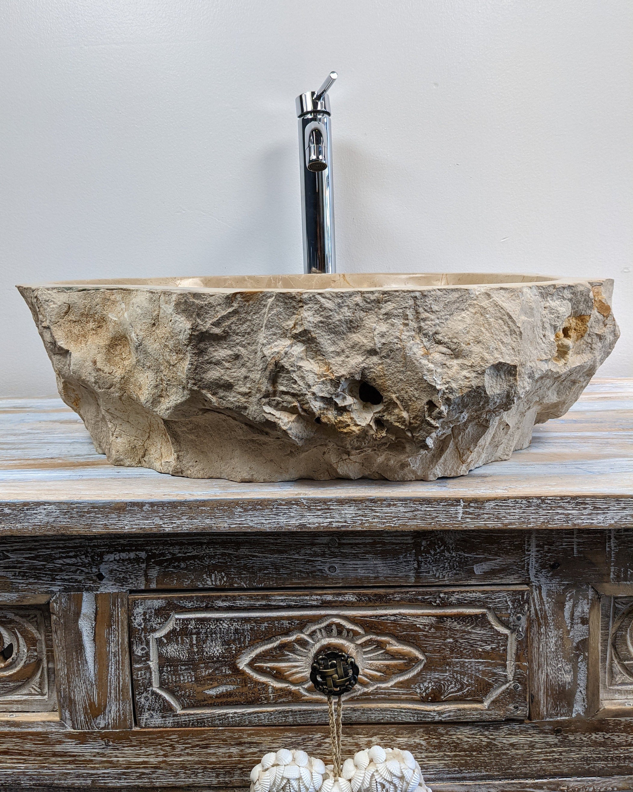 MARBLE VESSEL SINK Natural Stone Sinks Bathroom Vessel Sinks