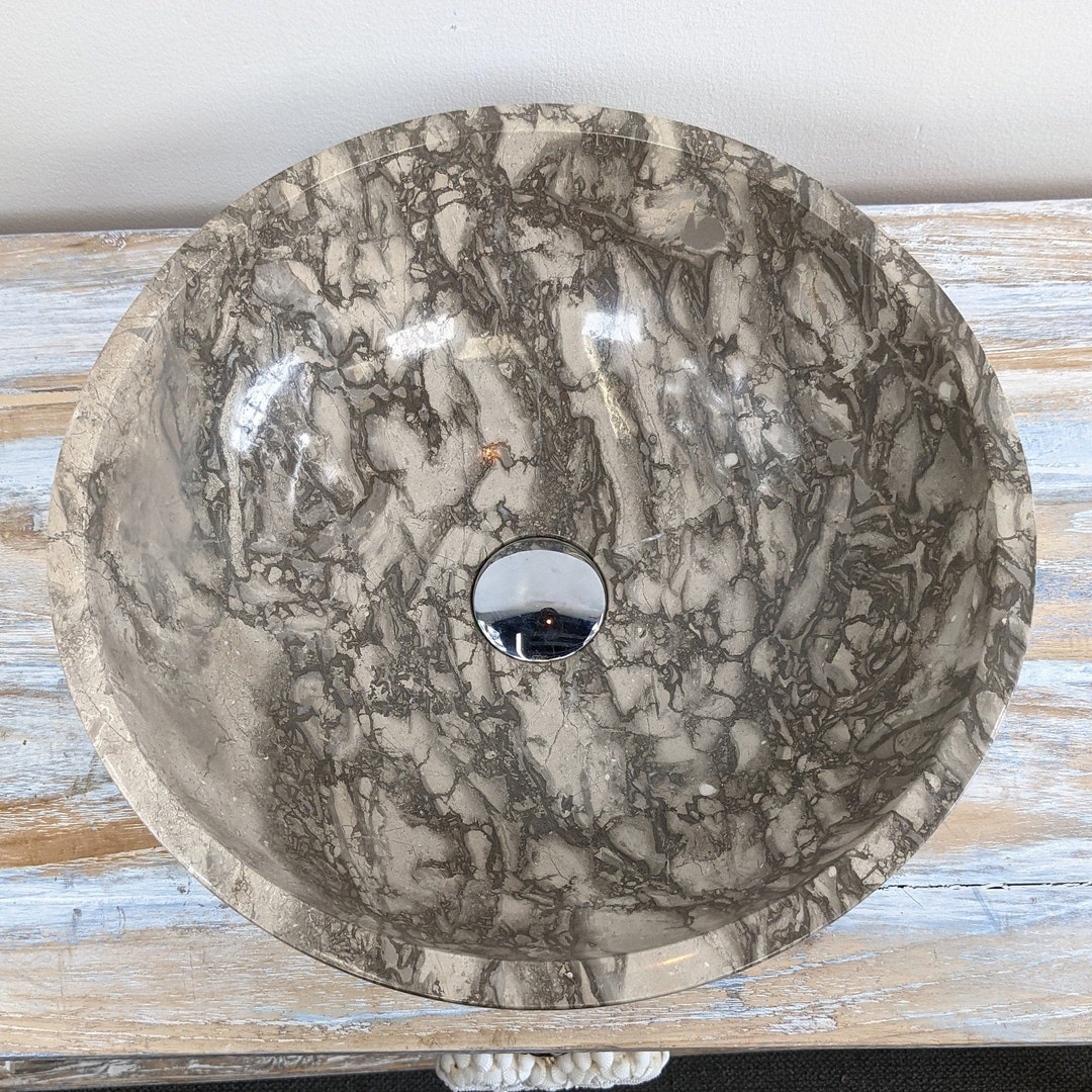 MARBLE VESSEL SINK, Natural Marble Sink, Stone Vessel Sink, Marble Wash ...
