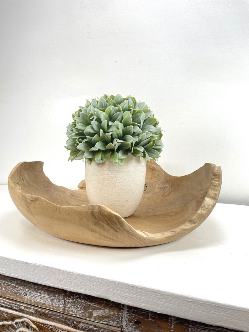 Teak Fruit Bowl