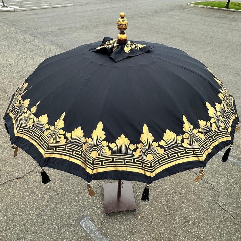HANDMADE BALI UMBRELLAS, Tassel Umbrellas, Boho Umbrella, Party Umbrellas image 1