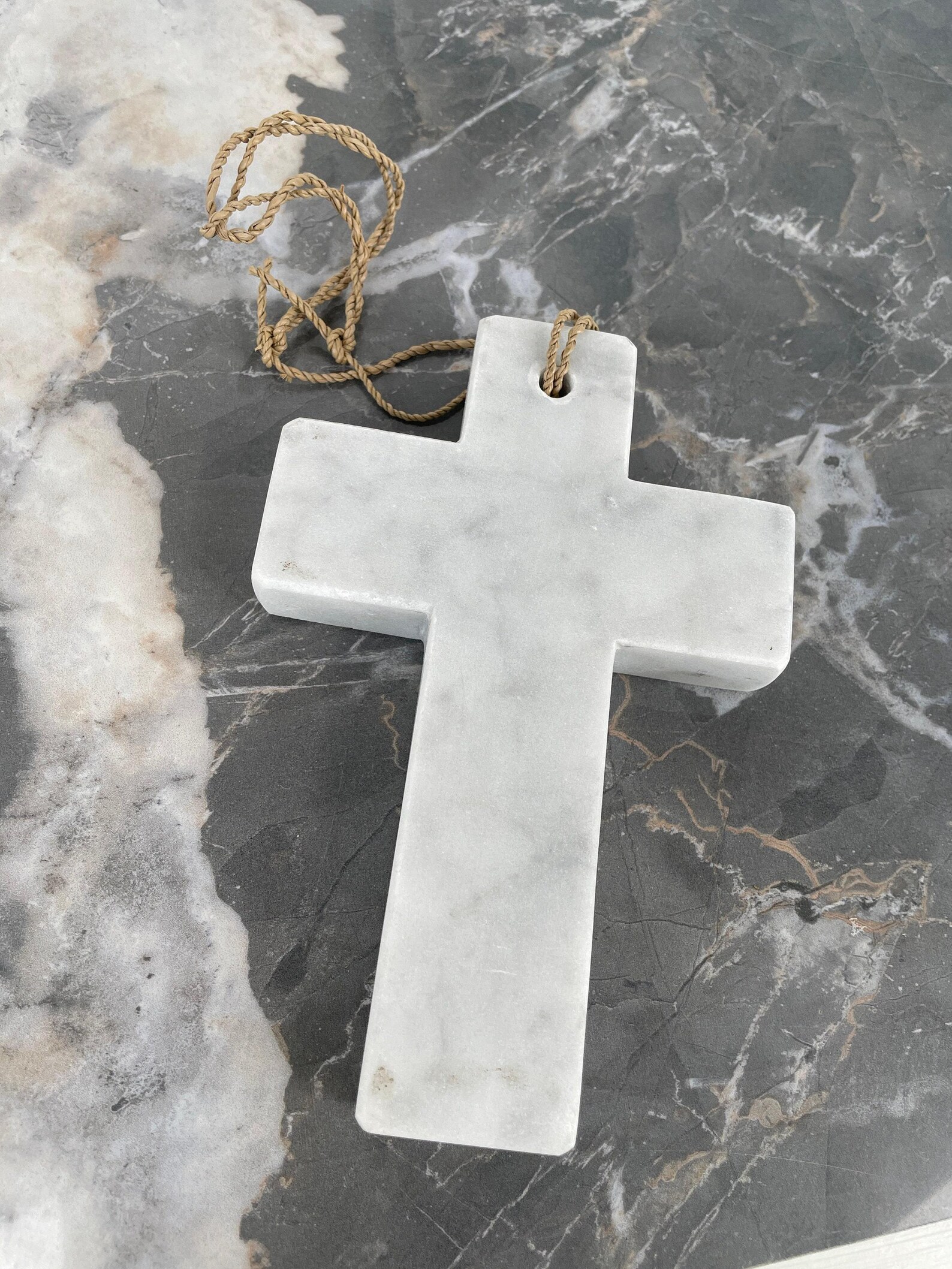 HANGING MARBLE CROSS, Ornamental Cross, Modern Wall Cross, Home Decor ...
