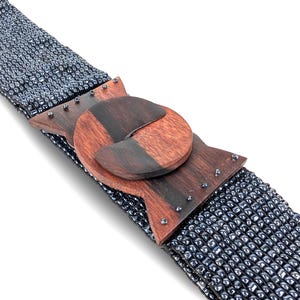 Wood Clasp Beaded Belt - Etsy display picture 2