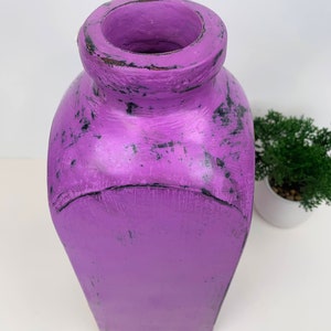 Purple Ceramic Vase