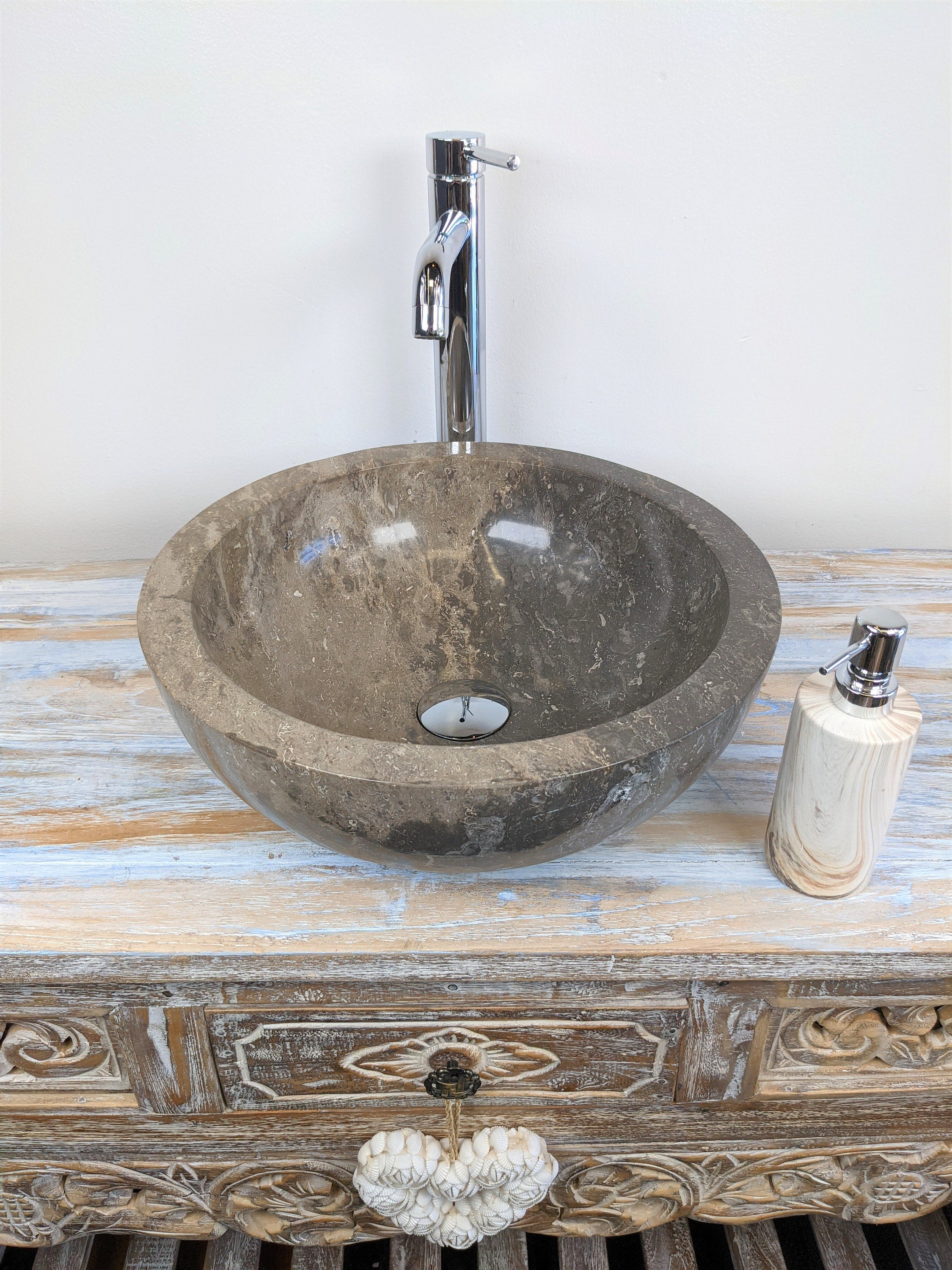 Stone vessel cheap sinks