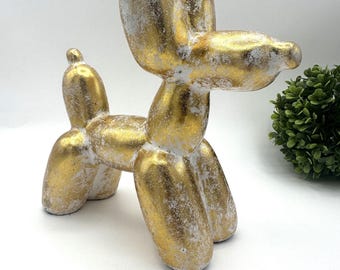 DACHSHUND FIGURINE, Balloon Dog Accent, Dog Lovers Gift, Unique Bookshelf Decor
