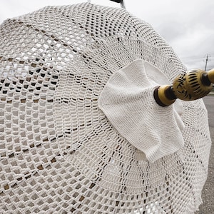 MACRAME UMBRELLAS, Bali Macrame Umbrellas, Patio Umbrellas, Tassel Umbrellas image 2