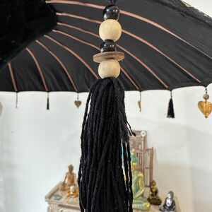HANDMADE BALI UMBRELLAS, Tassel Umbrellas, Boho Umbrella, Party Umbrellas image 6