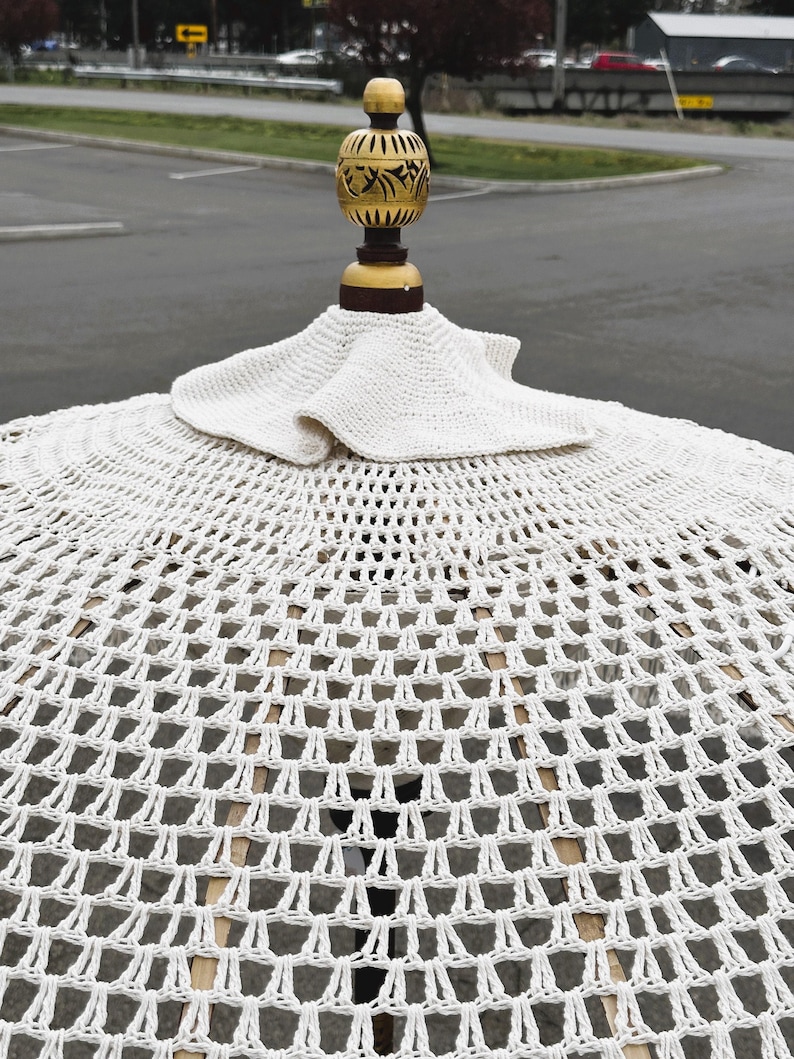 MACRAME UMBRELLAS, Bali Macrame Umbrellas, Patio Umbrellas, Tassel Umbrellas image 4