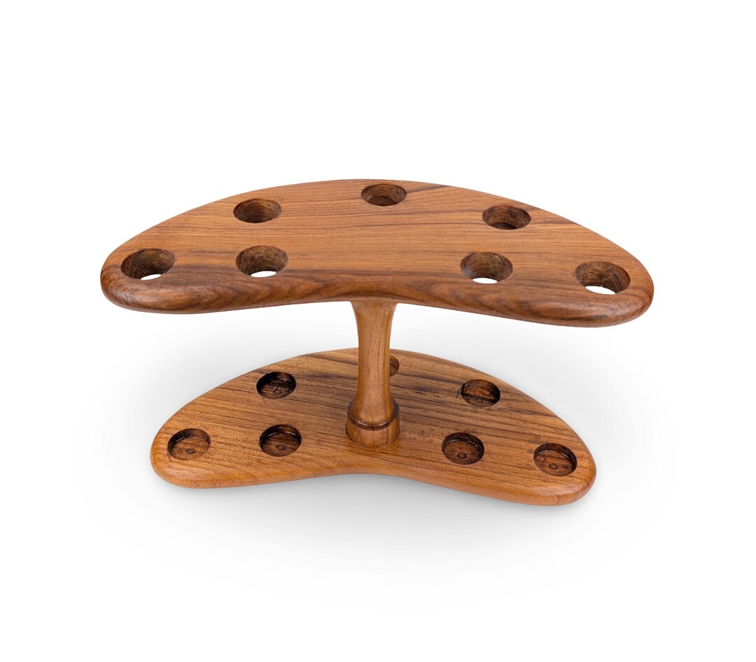Utrensils Rack Teak Utensil Rack, Utensil Stand, Wood Utensil Holder, Utensil Rack - Etsy