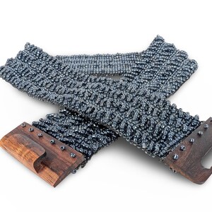 Wood Clasp Beaded Belt - Etsy display picture 1