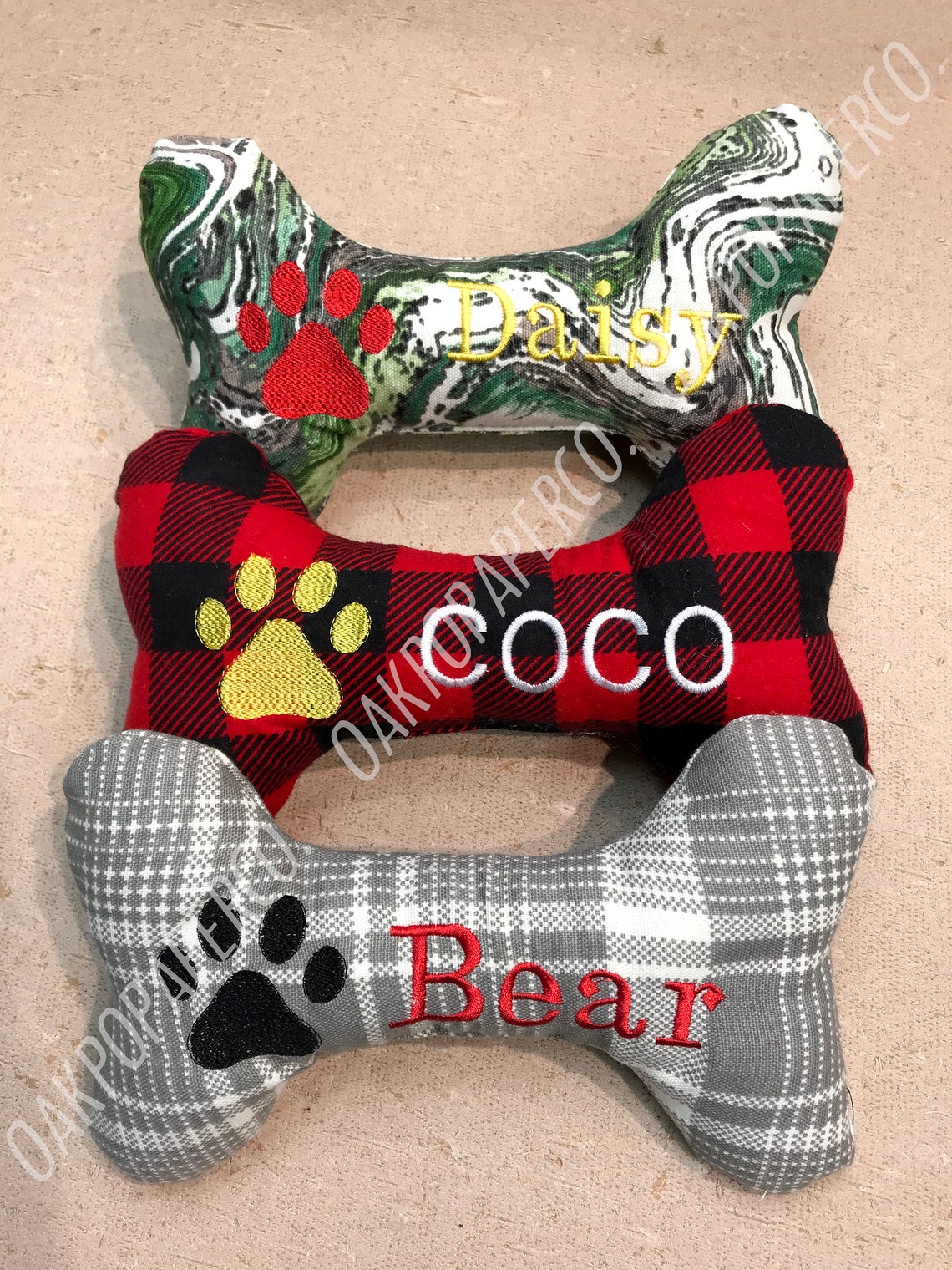 Personalized Dog Toy with Squeaker Polyester Fiber Fill Dog Etsy
