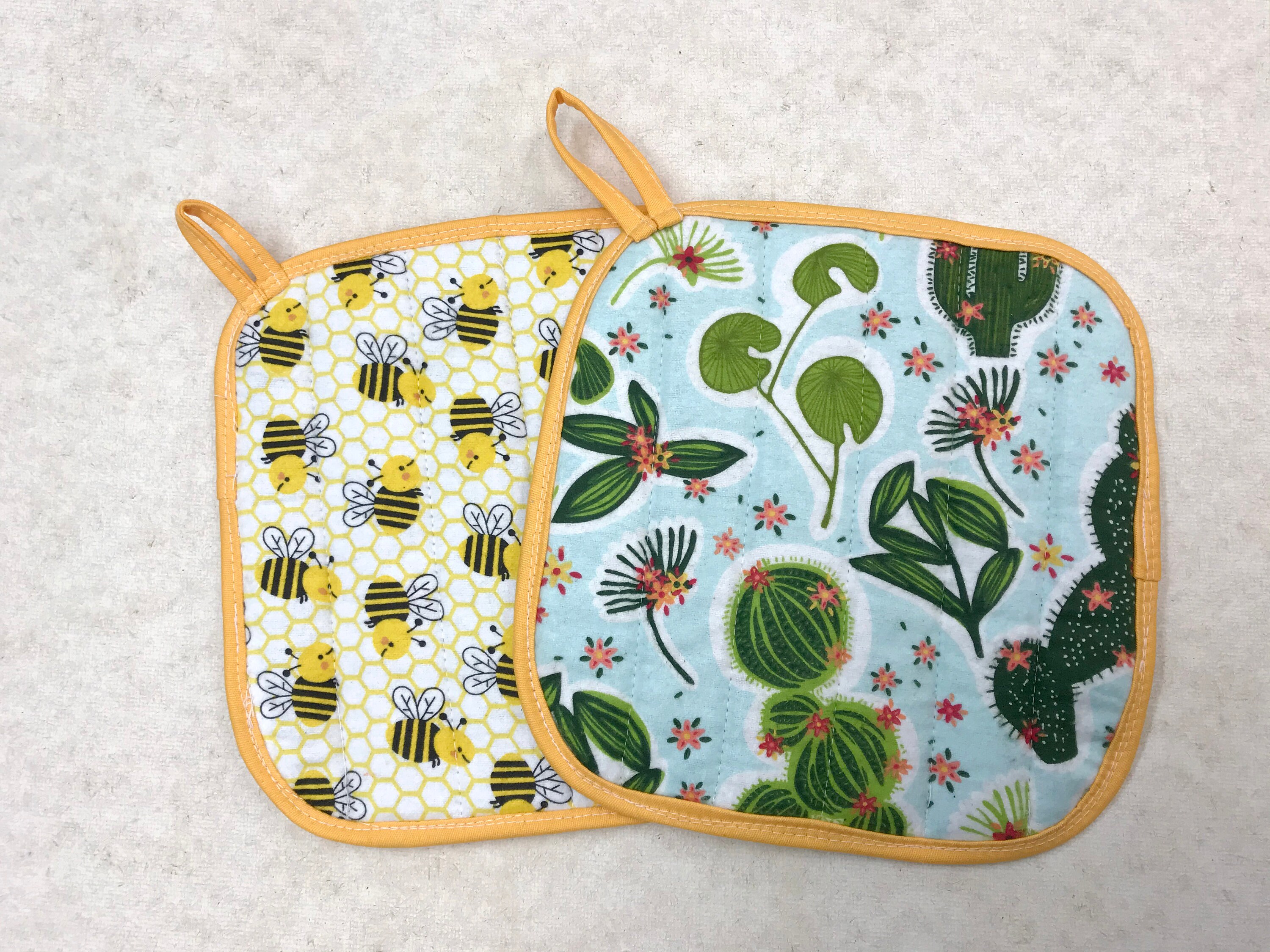 Pot Holders Kitchen Pot Holders Handmade Fabric Pot Holders Etsy