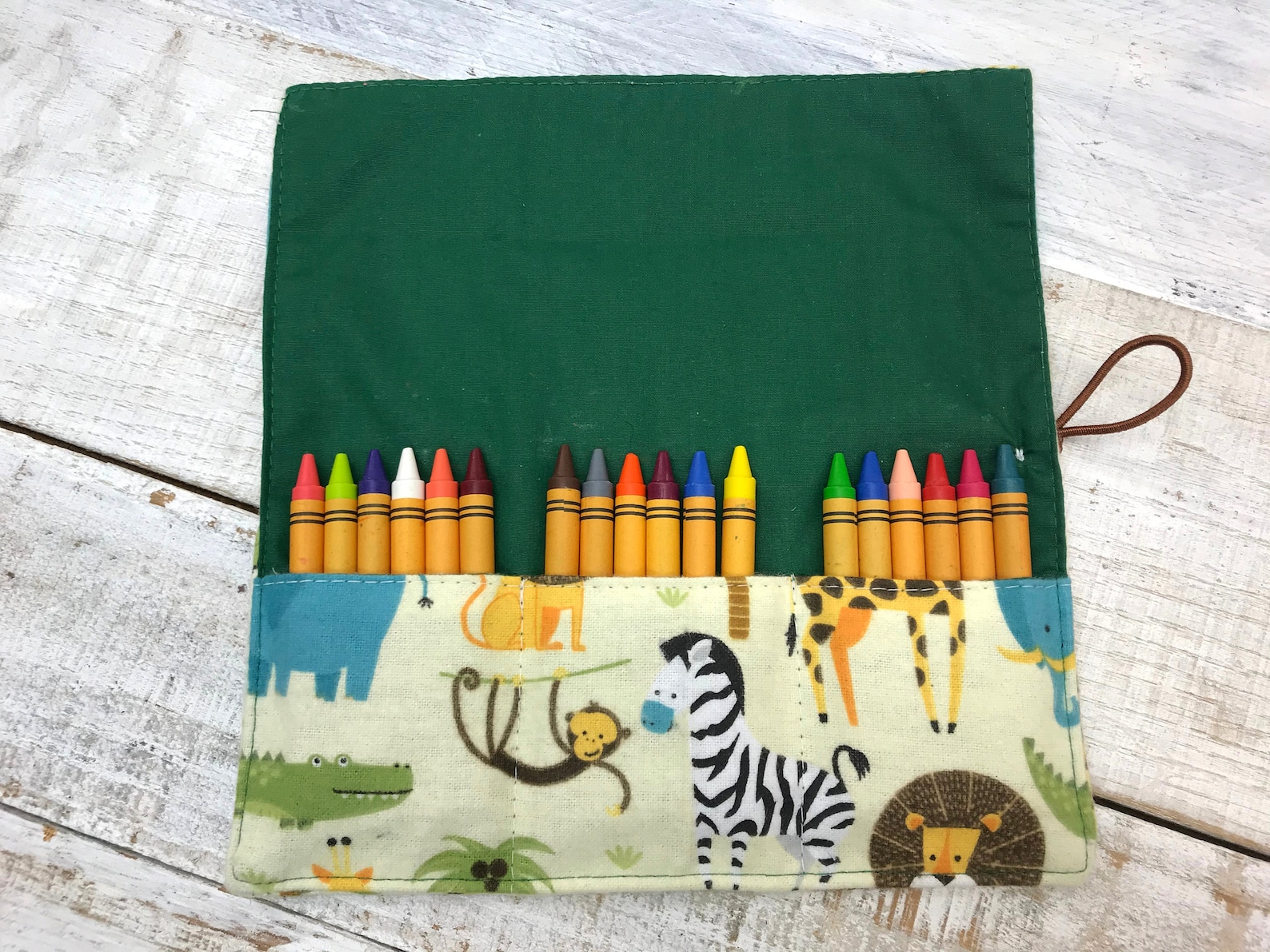 Personalized Pencil/Pen Roll Crayon Roll Pencil/ Pen Wrap Etsy