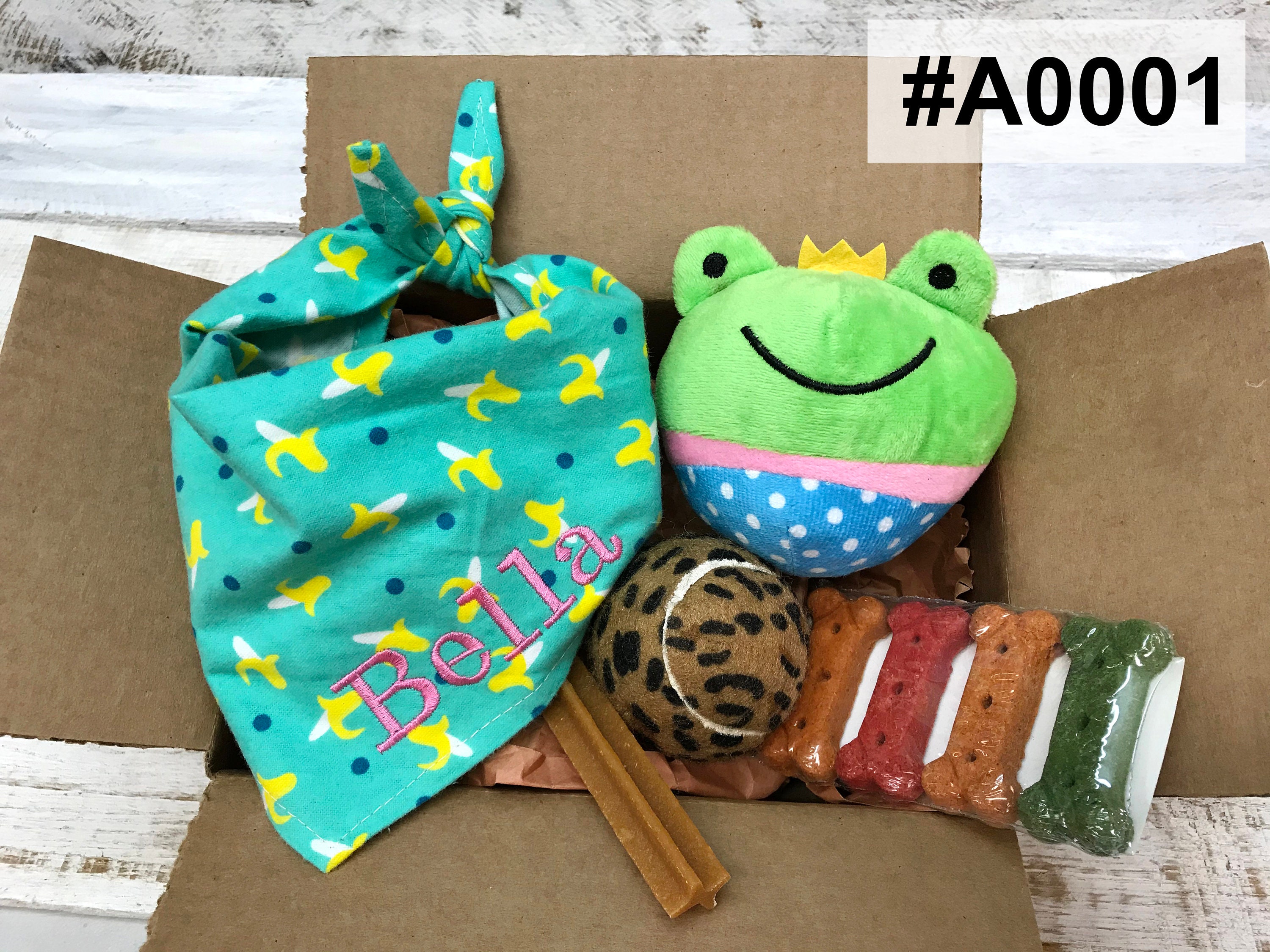 Personalized Dog Gift Box. Puppy Gift Box Customized Pet Etsy