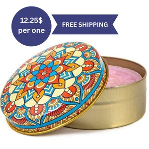 4x Large Olive Oil Soap with Tin Box, Moisturizing Olive Oil Soap, Turkish Soap with Tin Box, Tin Box Soap, Soap Wedding Party  Favor
