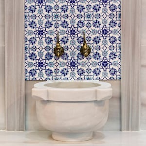 Large Hamam Sink, Hamam Basin, Turkish Hamam Sink, Hamam Kurna, Corner Turkish Bath Sink