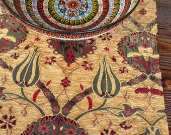 Turkish Oriental Table Runner, Oriental Table Runner, Table Runner, Turkish Table Runner, Oriental Table Cloth