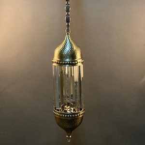 Crystal Ottoman Lamp, Hanging Lamp, Chain Hanging Lamp, Luxury Kitchen Lamp, Luxury Hallway Lamp