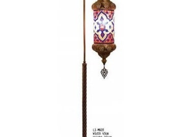 Handmade Mosaic Floor Lamp, Boho Floor Lap, Turkish Floor Lamp, Mosaic Bohemian Floor Lamp, Handmade Unique Floor Lamp