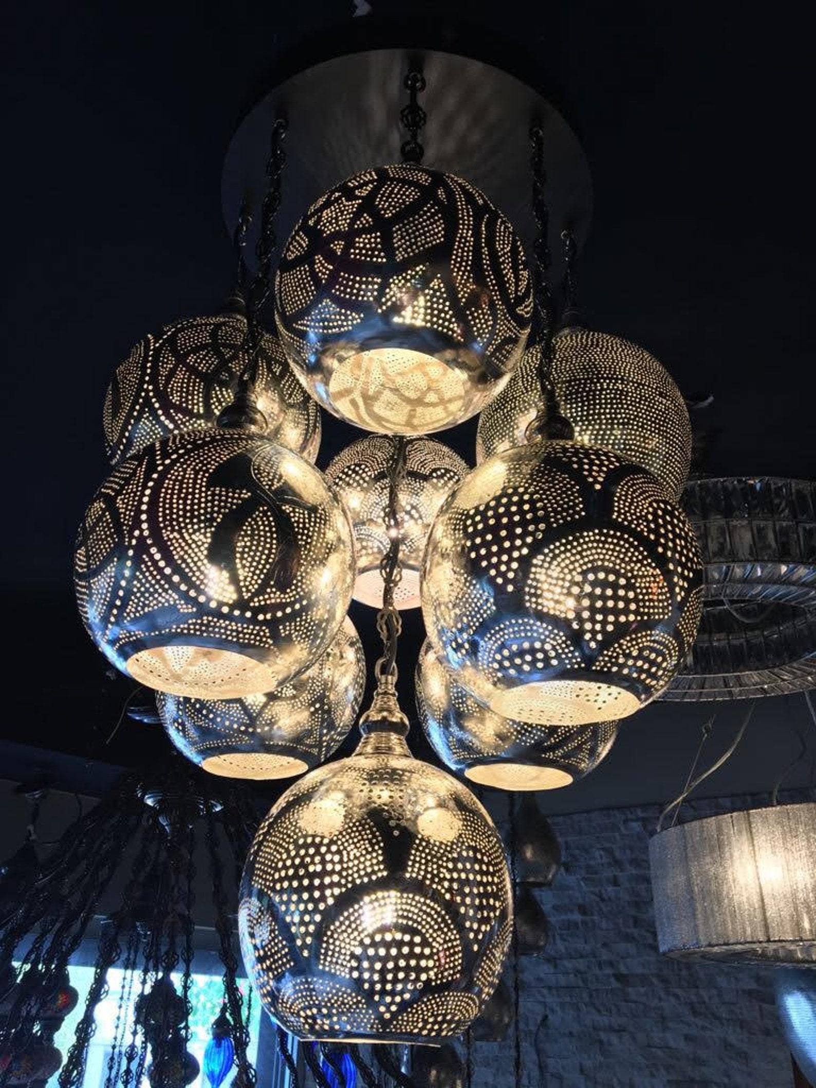 Large Moroccan Chandelier Moroccan Chandelier Egyptian Etsy