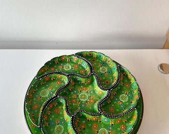 Juego de desayuno de cerámica turca, juego de tapas, juego de frutos secos, juego pequeño para compartir