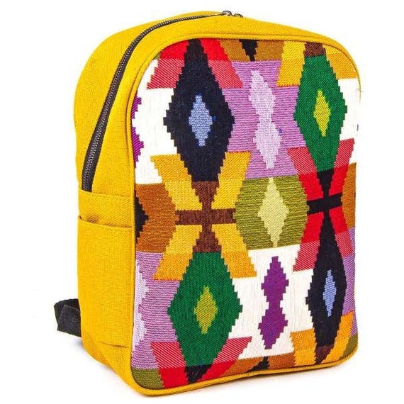 Turkish Tile Inspired Backpack, Kilim Backpack, Oriental  display picture 3