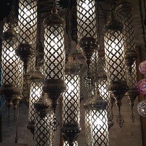 Ottoman Lantern Chandelier, 25 Lamps, Turkish Chandelier