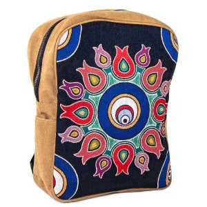 Turkish Tile Inspired Backpack, Kilim Backpack, Oriental Backpack, Ethnic Boho Backpack, Turkish Vintage Style, Kilim Bag