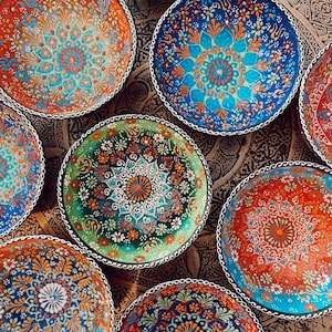 5.9&quot; Turkish Ceramic Bowl, Large Ceramic Bowl, Meze Bowl, Mezze Serving Bowl, Sallad Bowl,15 cm (5.9&quot;)