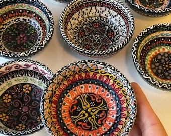 25x Turkish Ceramic Bowls, Bulk Turkish Ceramic Bowls, Wedding Guest Favors, Wedding Guest Gifts, Bulk Gifts, Wholesale Decor