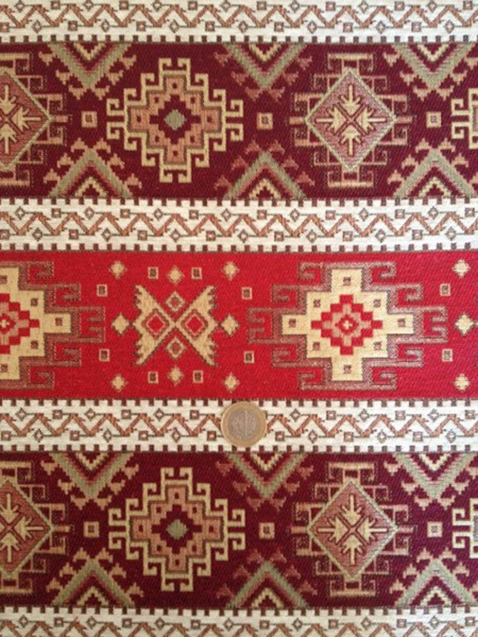 Turkish Kilim Fabric Sold by Meter Turkish Oriental Fabric Etsy