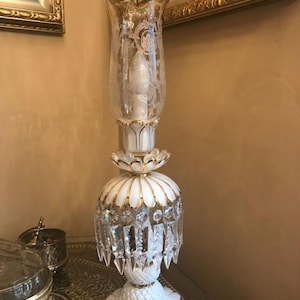 Palace Crystal Table Lamp, Antique Style Château Lamp, Crystal Table Lamp, Palace Lamps, Palace Style