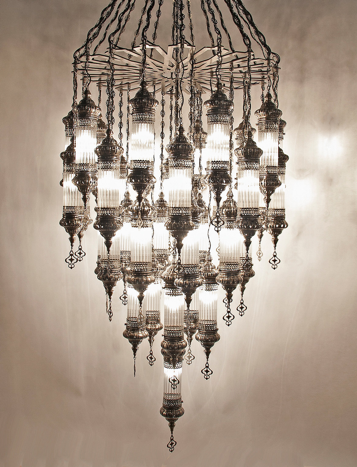 Large Lantern Turkish Chandelier 35 