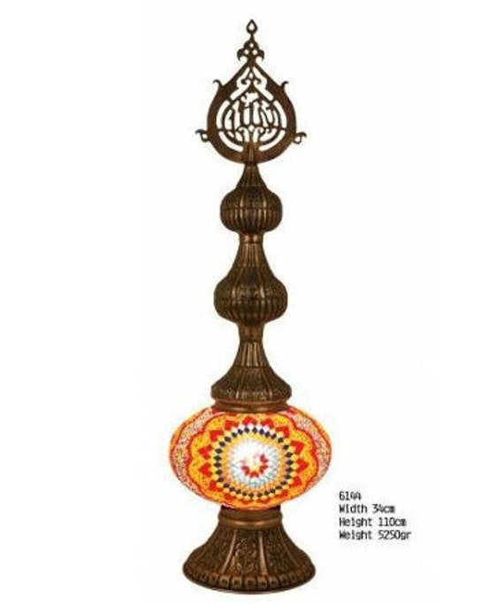 Handmade Mosaic Floor Lamp Boho Floor Lap Turkish Floor Lamp Mosaic Bohemian Floor Lamp Handmade Unique Floor Lamp